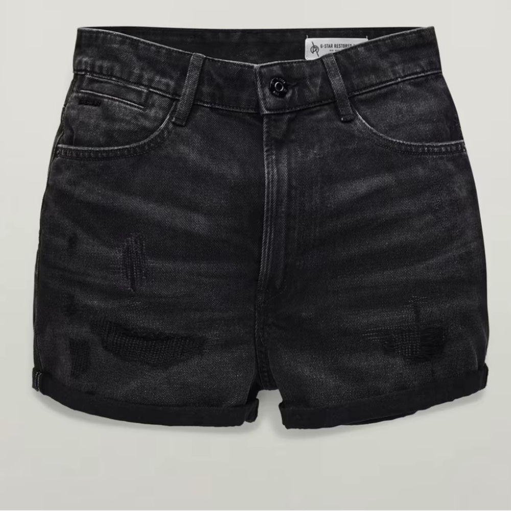 G-Star Black Jean Shorts